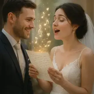 Generate Wedding Song Lyrics with Name