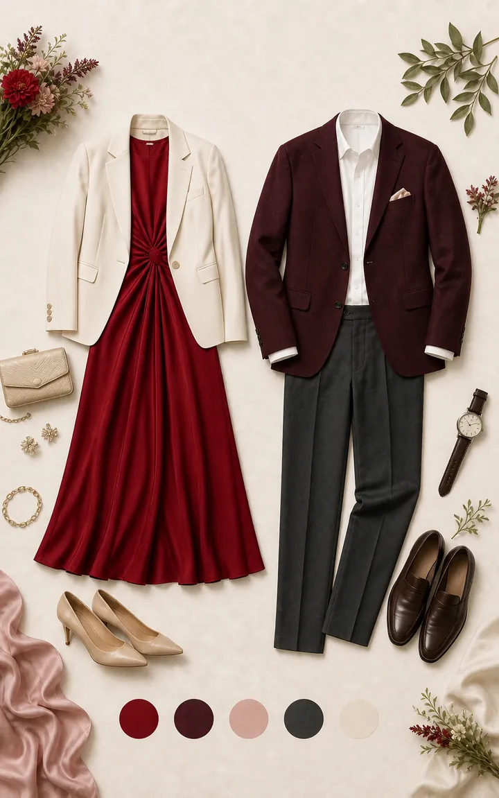 Red accent