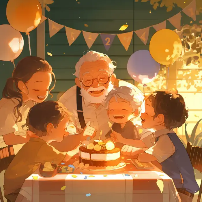 Felicitación de Cumpleaños para Abuelo